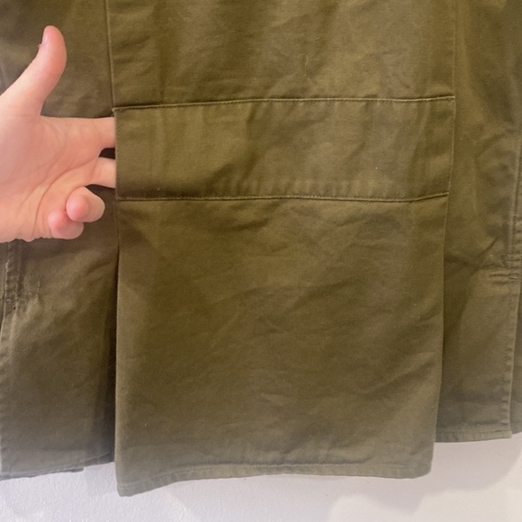 Ralph Lauren Petite Military / Safari Style Short Sleeve Button-Up Top - Picture 10 of 14